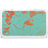 Turquoise and Orange Marble YETI Tundra 45 Hard Cooler Skin