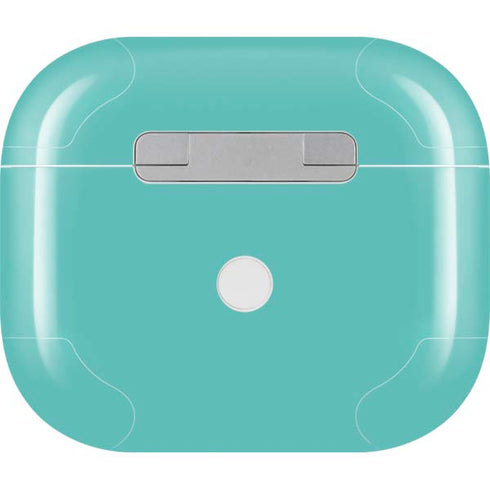 Turquoise Blue Solid Apple AirPods (3rd Gen 2021) Skin