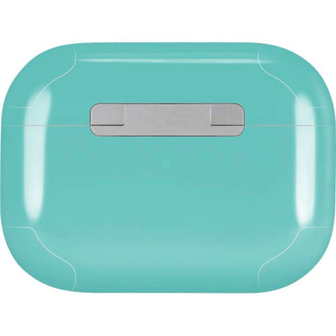 Turquoise Blue Solid Apple AirPods Pro Skin