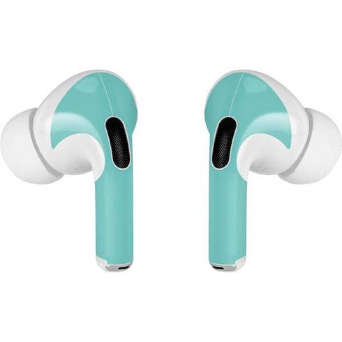 Turquoise Blue Solid Apple AirPods Pro Skin