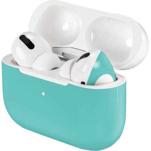 Turquoise Blue Solid Apple AirPods Pro Skin