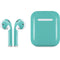 Turquoise Blue Solid Apple AirPods Skin