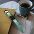 Turquoise Blue Solid Apple Watch Band 42-44mm