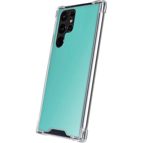 Turquoise Galaxy S24 Ultra Clear Case