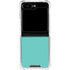 Turquoise Galaxy Z Flip5 5G Clear Case
