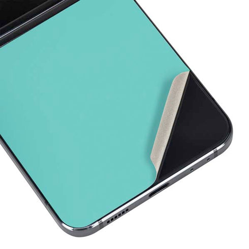 Turquoise Galaxy Z Flip5 5G Skin