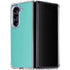 Turquoise Galaxy Z Fold5 5G Clear Case