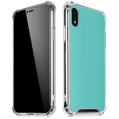 Turquoise iPhone XR Clear Case