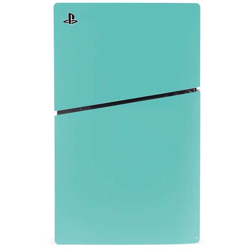 Turquoise PS5 Slim Digital Edition Console Skin