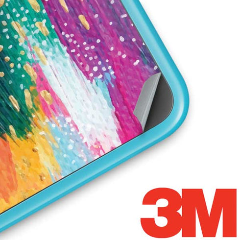 Etta Vee Turquoise Brush Stroke Nintendo 2DS XL (2017) Skin