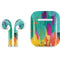 Etta Vee Turquoise Brush Stroke Apple AirPods Skin