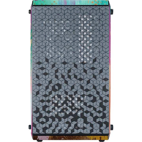 Etta Vee Turquoise Brush Stroke Cooler Master MasterBox Q300L Mini Tower Skin