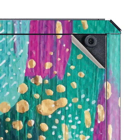 Etta Vee Turquoise Brush Stroke Cooler Master MasterBox Q300L Mini Tower Skin