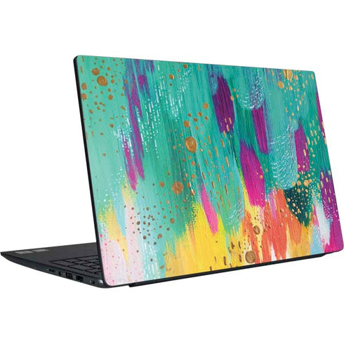 Etta Vee Turquoise Brush Stroke Dell Vostro Skin