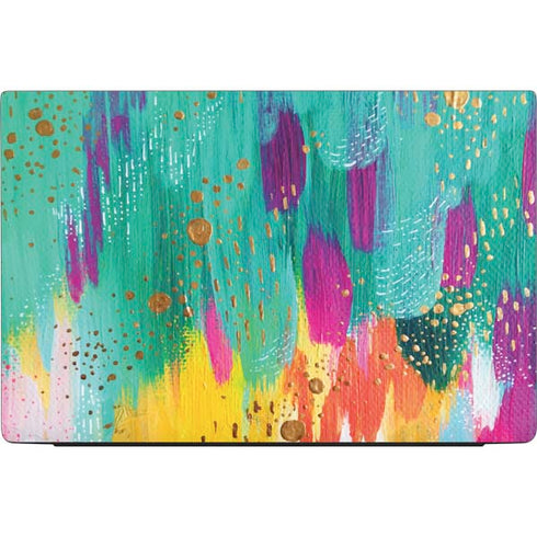 Etta Vee Turquoise Brush Stroke Dell Vostro Skin