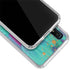 Etta Vee Turquoise Brush Stroke Galaxy A10e Clear Case