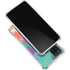 Etta Vee Turquoise Brush Stroke Galaxy A12 Clear Case