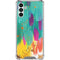 Etta Vee Turquoise Brush Stroke Galaxy A13 5G Clear Case