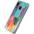 Etta Vee Turquoise Brush Stroke Galaxy A20 Clear Case
