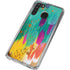 Etta Vee Turquoise Brush Stroke Galaxy A21 Clear Case