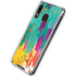 Etta Vee Turquoise Brush Stroke Galaxy A30 Clear Case