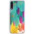 Etta Vee Turquoise Brush Stroke Galaxy A50 Clear Case