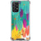 Etta Vee Turquoise Brush Stroke Galaxy A72 5G Clear Case