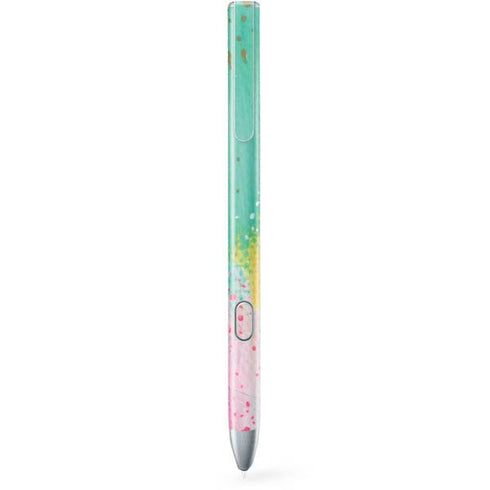 Etta Vee Turquoise Brush Stroke Galaxy Book 12in Skin