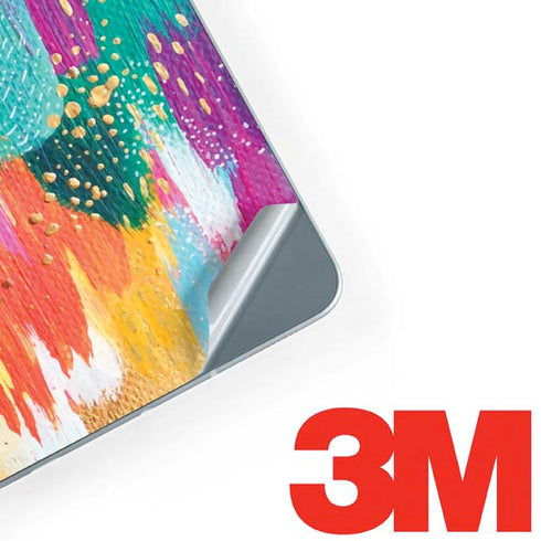 Etta Vee Turquoise Brush Stroke Galaxy Book 12in Skin