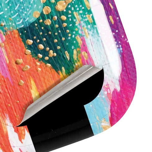 Etta Vee Turquoise Brush Stroke Galaxy Buds Pro Skin