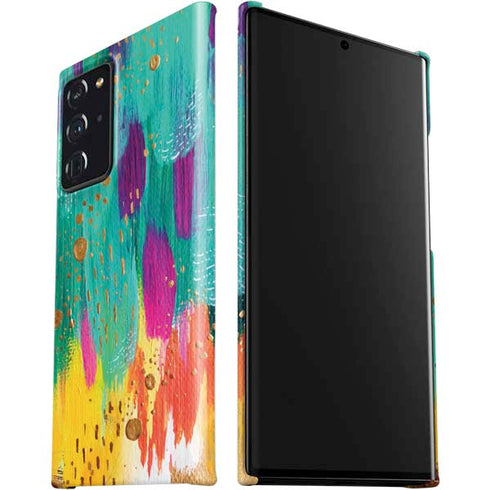 Etta Vee Turquoise Brush Stroke Galaxy Note20 Ultra 5G Lite Case
