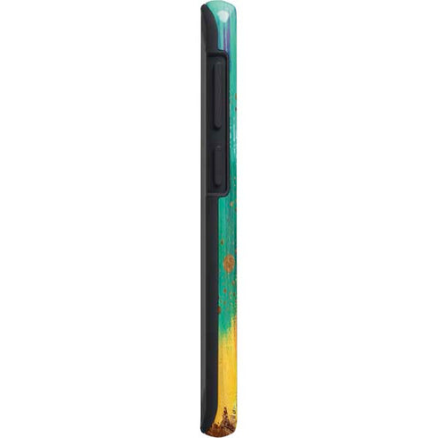 Etta Vee Turquoise Brush Stroke Galaxy S20 Plus Pro Case
