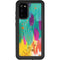 Etta Vee Turquoise Brush Stroke Galaxy S20 Waterproof Case
