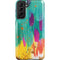 Etta Vee Turquoise Brush Stroke Galaxy S21 FE Pro Case