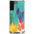 Etta Vee Turquoise Brush Stroke Galaxy S21 Plus 5G Clear Case