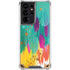 Etta Vee Turquoise Brush Stroke Galaxy S21 Ultra 5G Clear Case