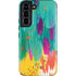 Etta Vee Turquoise Brush Stroke Galaxy S22 Pro Case