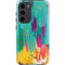 Etta Vee Turquoise Brush Stroke Galaxy S23 Plus Pro Case