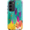 Etta Vee Turquoise Brush Stroke Galaxy S23 Pro Case