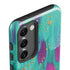 Etta Vee Turquoise Brush Stroke Galaxy S23 Pro Case