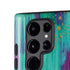 Turquoise Brush Stroke by Etta Vee Galaxy S24 Ultra Impact Case