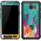 Etta Vee Turquoise Brush Stroke Galaxy S7 Active Skin