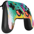Etta Vee Turquoise Brush Stroke Google Stadia Controller Skin