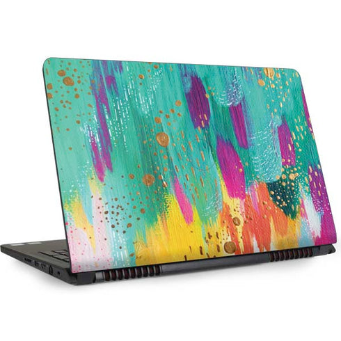 Etta Vee Turquoise Brush Stroke Dell Inspiron Skin