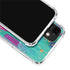 Etta Vee Turquoise Brush Stroke iPhone 12 Clear Case
