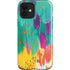 Etta Vee Turquoise Brush Stroke iPhone 12 Impact Case