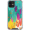 Etta Vee Turquoise Brush Stroke iPhone 12 Mini Clear Case