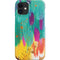 Etta Vee Turquoise Brush Stroke iPhone 12 Mini Lite Case