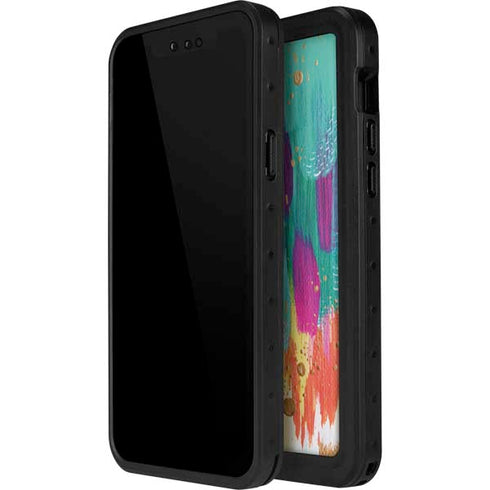 Etta Vee Turquoise Brush Stroke iPhone 12 Pro Max Waterproof Case