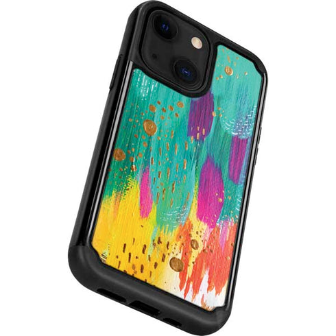 Etta Vee Turquoise Brush Stroke iPhone 13 Cargo Case